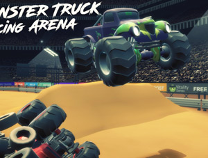 Monster Truck Race Arena - Click Jogos